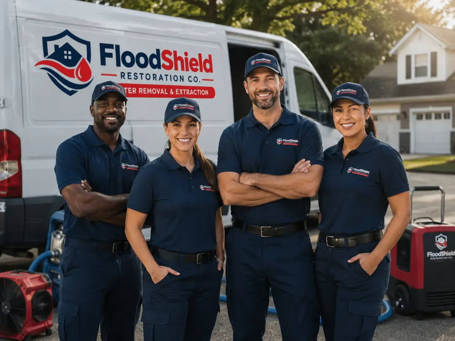 Flood Damage Restoration company in New Athens, OH