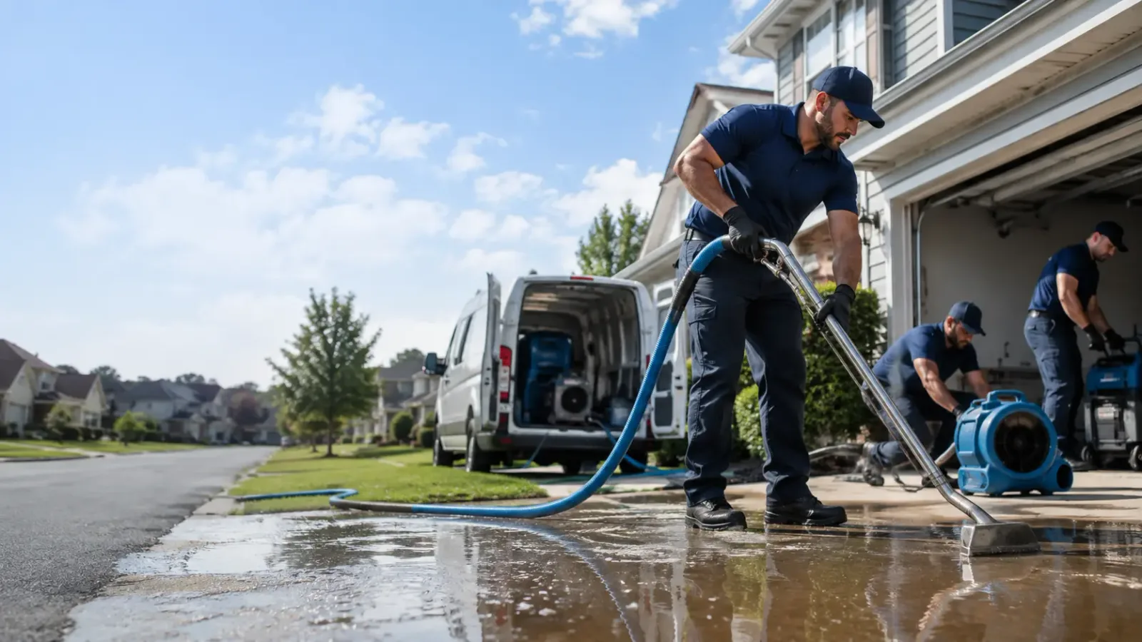 Flood Damage Restoration in New Athens, OH
